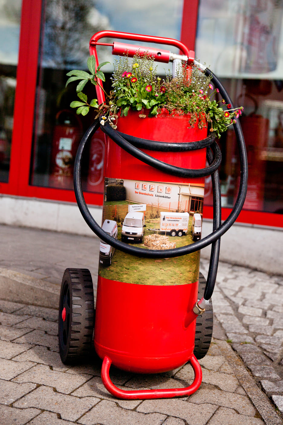 Fahrbare Feuerlöscher